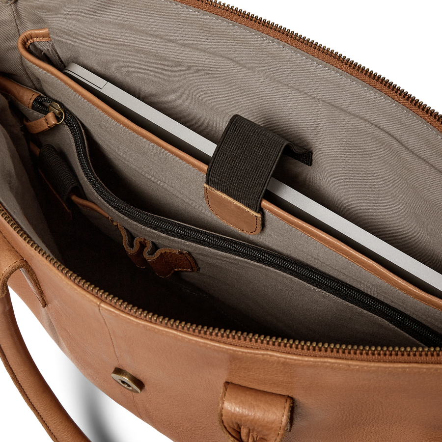 Day & Mood DayFiona Satchel Workbag Work Bag Saddle