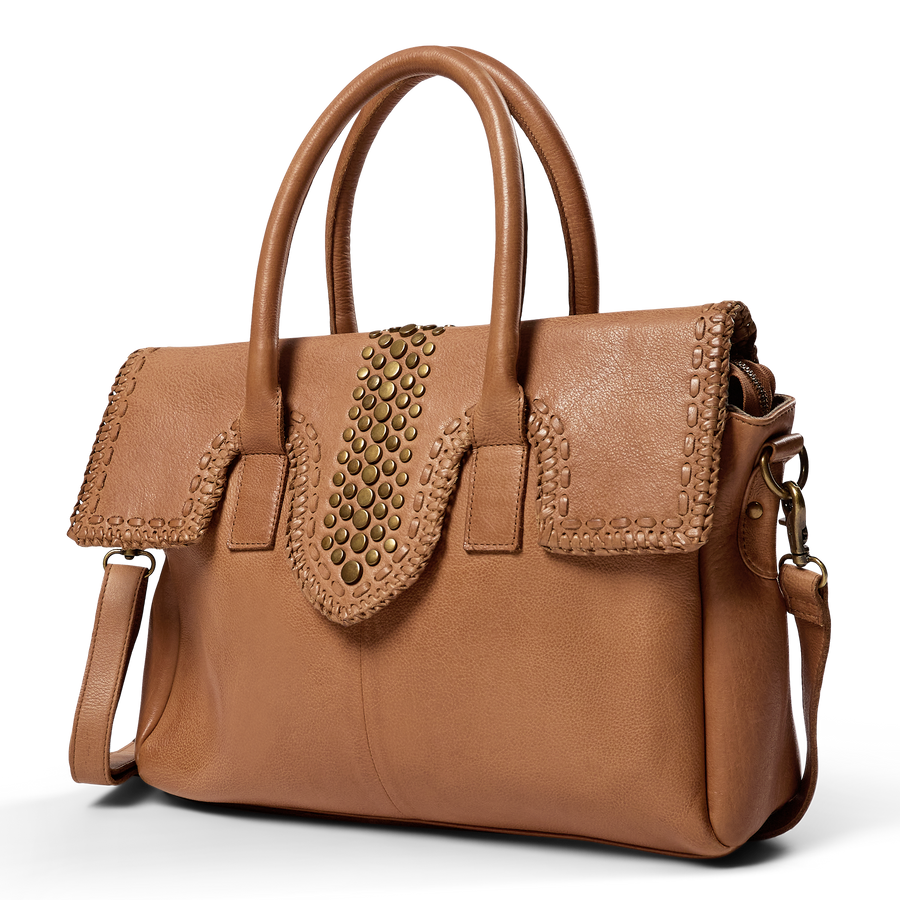 Day & Mood DayFiona Satchel Workbag Work Bag Saddle