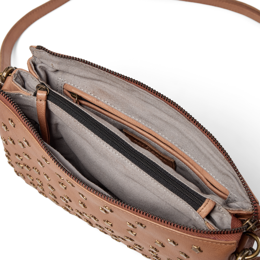 Day & Mood DayStar Multi Pocket Crossbody Crossbody Saddle
